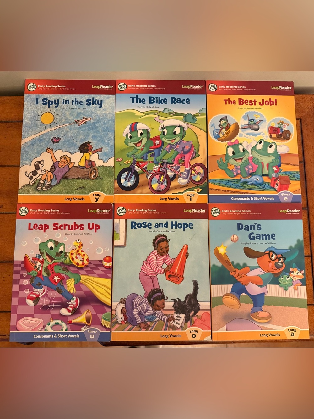 Leapfrog LeapReader Early Reading Series Kids Book Set of 6